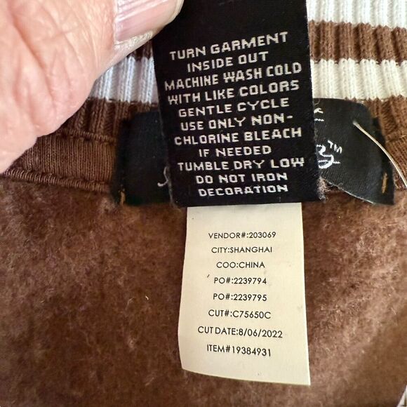 Hot Topic Sweet Society Teddy Bear Desserts Girls Varsity Jacket Sz Large NWT - Picture 8 of 11